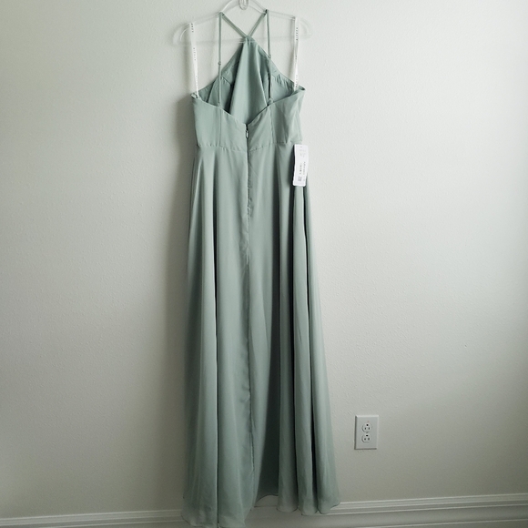 Azazie Bailey Agave Bridesmaid Dress New With Tags - Picture 7 of 10